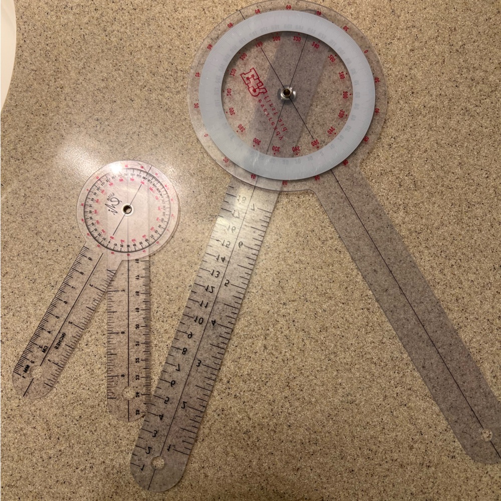 Brand new goniometers (set of 2)